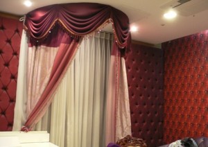 ホテル内の控え室。とってもお姫様気分ですぅ♪