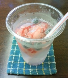 ブルーベリーフローズンソーダ