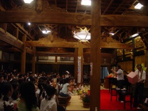 最後は抽選会。空いろ合唱団からはなんと５人くらい当たっていました！やっぱり強運の持ち主なのかしら（笑）。