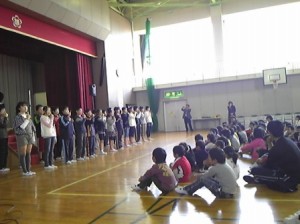 ６年生の皆さん、堂々としていました。