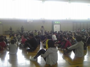 最後にたくさんの児童から感想の言葉をいただいて本当に嬉しかったです