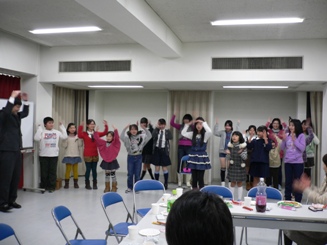 その後にはなんと全員でマルマルモリモリ～♪マネージャーの長尾までも！