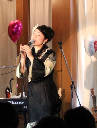 バレンタインデーも近いので、ハートのバルーンの飾り付けも。