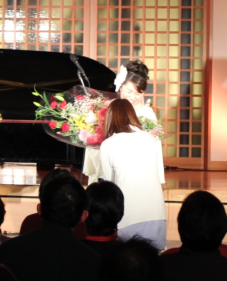 お客様からもお花をいただきました。嬉しかったです♪