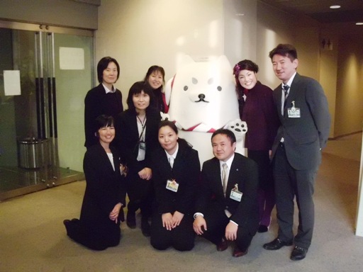 主催者スタッフの方々と記念撮影♪